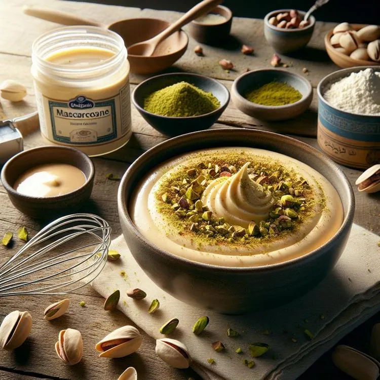 Prosty przepis na deser chałwowy  z mascarpone